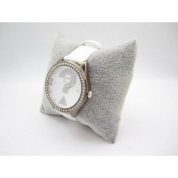 Women Guess Crystal Quartz WR Analog 36mm Dial Round Watch (G992) "New Battery" - Picture 5 of 8